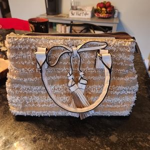 Patricia Nash small satchel with crossbody strap